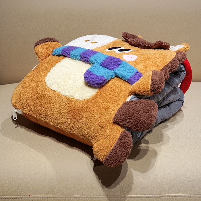 91家纺网 家纺一手货源 找家纺 （总）仟亿莱 2026新款马小厨手提抱枕被