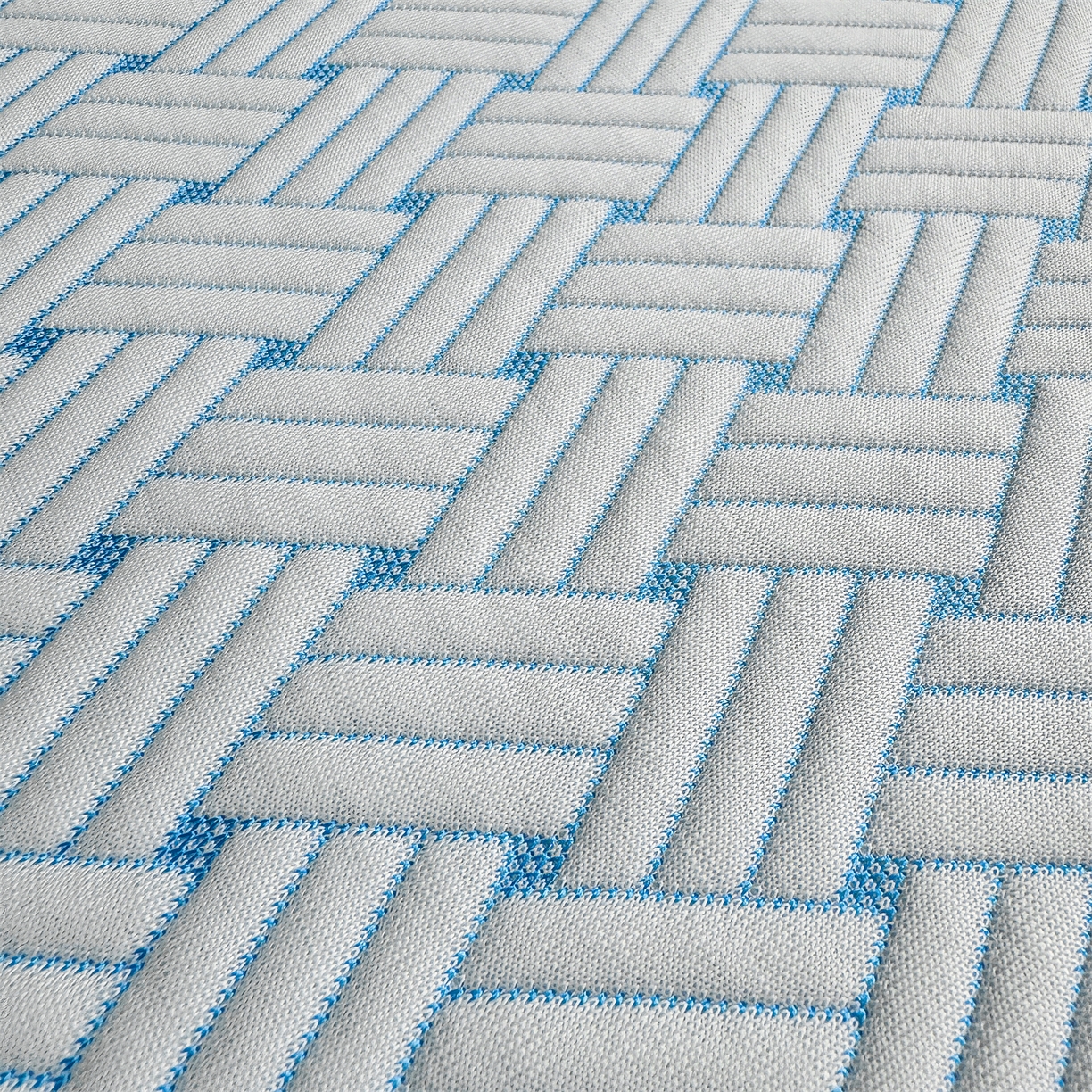 91家纺网 家纺一手货源 找家纺 （总）源舍家纺 2026新款爆款饼干花韩国豆豆A类凉席可机洗床笠款