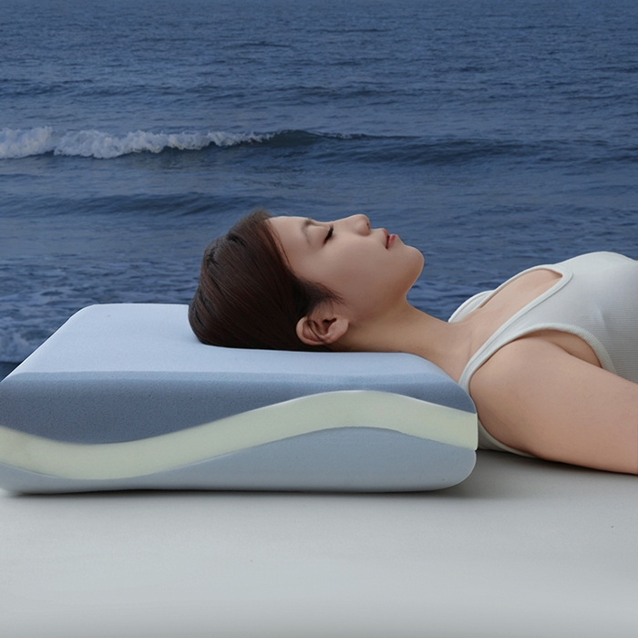 91家纺网 家纺一手货源 找家纺 锦鲤枕芯 2026爆款深睡眠Pro3.0 /2.0（40D）零压力记忆枕慢回弹护颈枕头枕芯 深睡眠Pro3.0  （三芯10cm）[枕芯+内套+深蓝枕套]