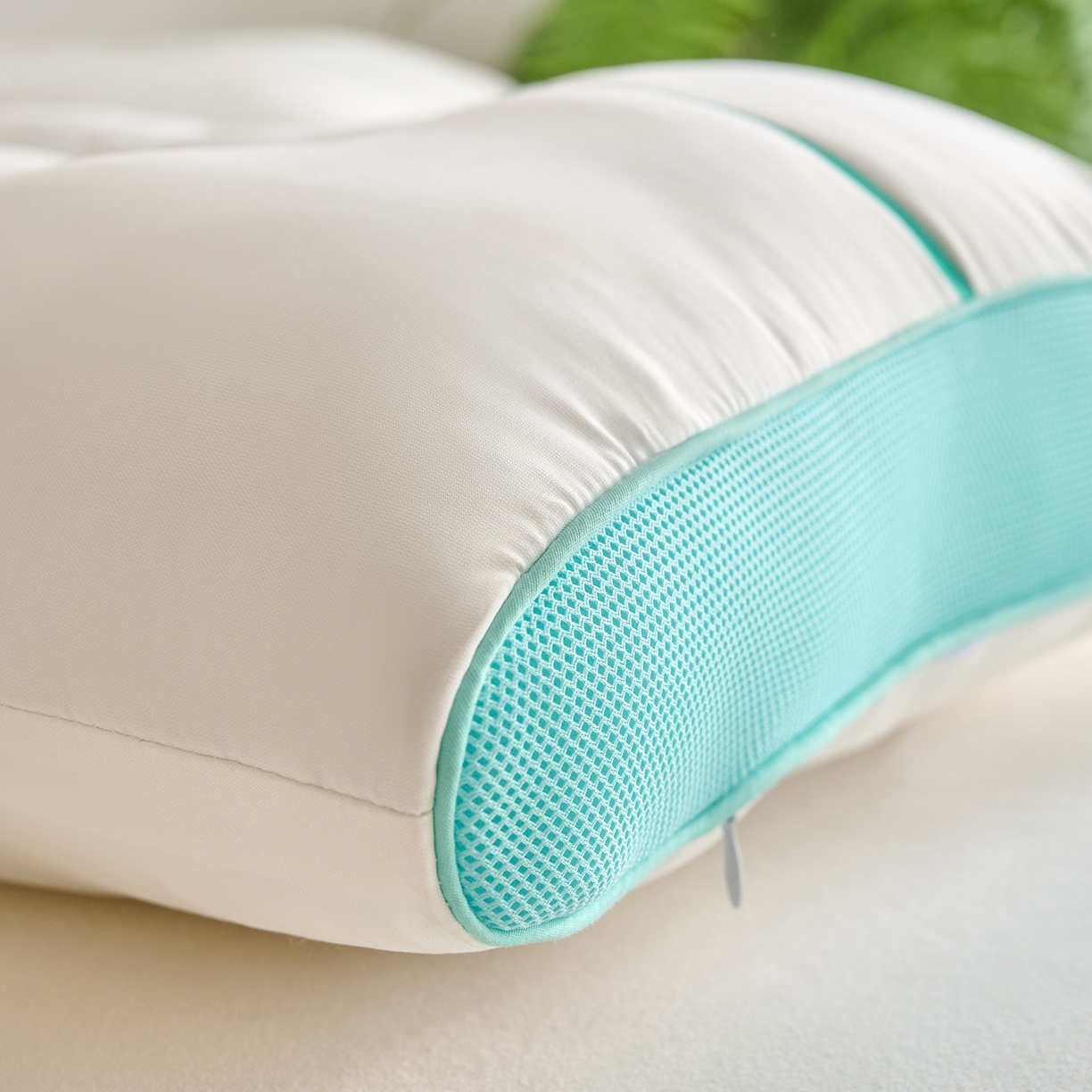 91家纺网 家纺一手货源 找家纺 鼎晟纺 2026新款小芯基定型护颈枕枕头枕芯 小芯基白色一对装