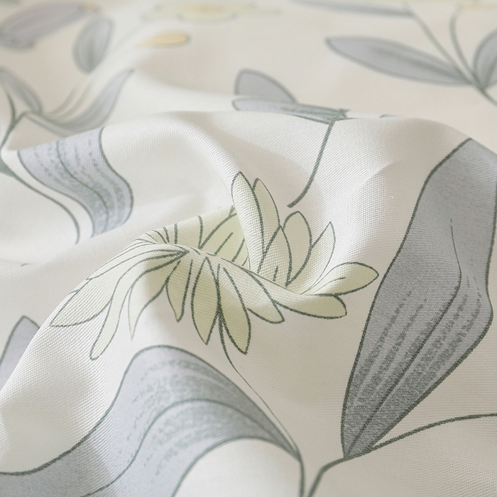 91家纺网 家纺一手货源 找家纺 宇彬家纺 2026直播新款13372A类全棉纯棉印花床单床笠款四件套和单被套喷气清新简约 诗情画意