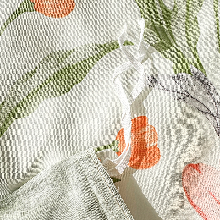 91家纺网 家纺一手货源 找家纺 宇彬家纺 2026直播新款13372A类全棉纯棉印花床单床笠款四件套和单被套喷气清新简约 朵霏