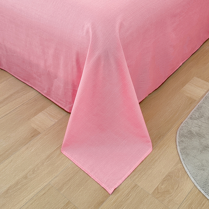 91家纺网 家纺一手货源 找家纺 宇彬家纺 2026直播新款13372A类全棉纯棉印花床单床笠款四件套和单被套喷气清新简约 法豆