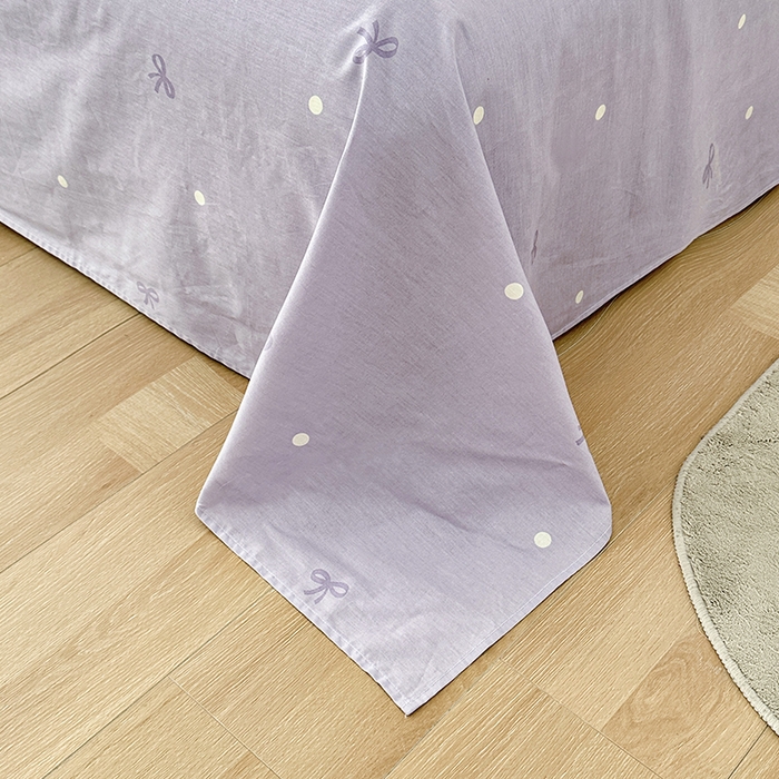 91家纺网 家纺一手货源 找家纺 宇彬家纺 2026直播新款13372A类全棉纯棉印花床单床笠款四件套和单被套喷气清新简约 水漾香氛