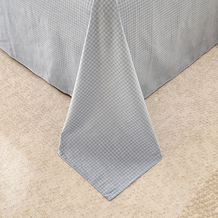 91家纺网 家纺一手货源 找家纺 宇彬家纺 2026直播新款13372A类全棉纯棉印花床单床笠款四件套和单被套喷气清新简约 布拉格调