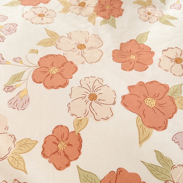 91家纺网 家纺一手货源 找家纺 宇彬家纺 2026直播新款13372A类全棉纯棉印花床单床笠款四件套和单被套喷气清新简约 颂和