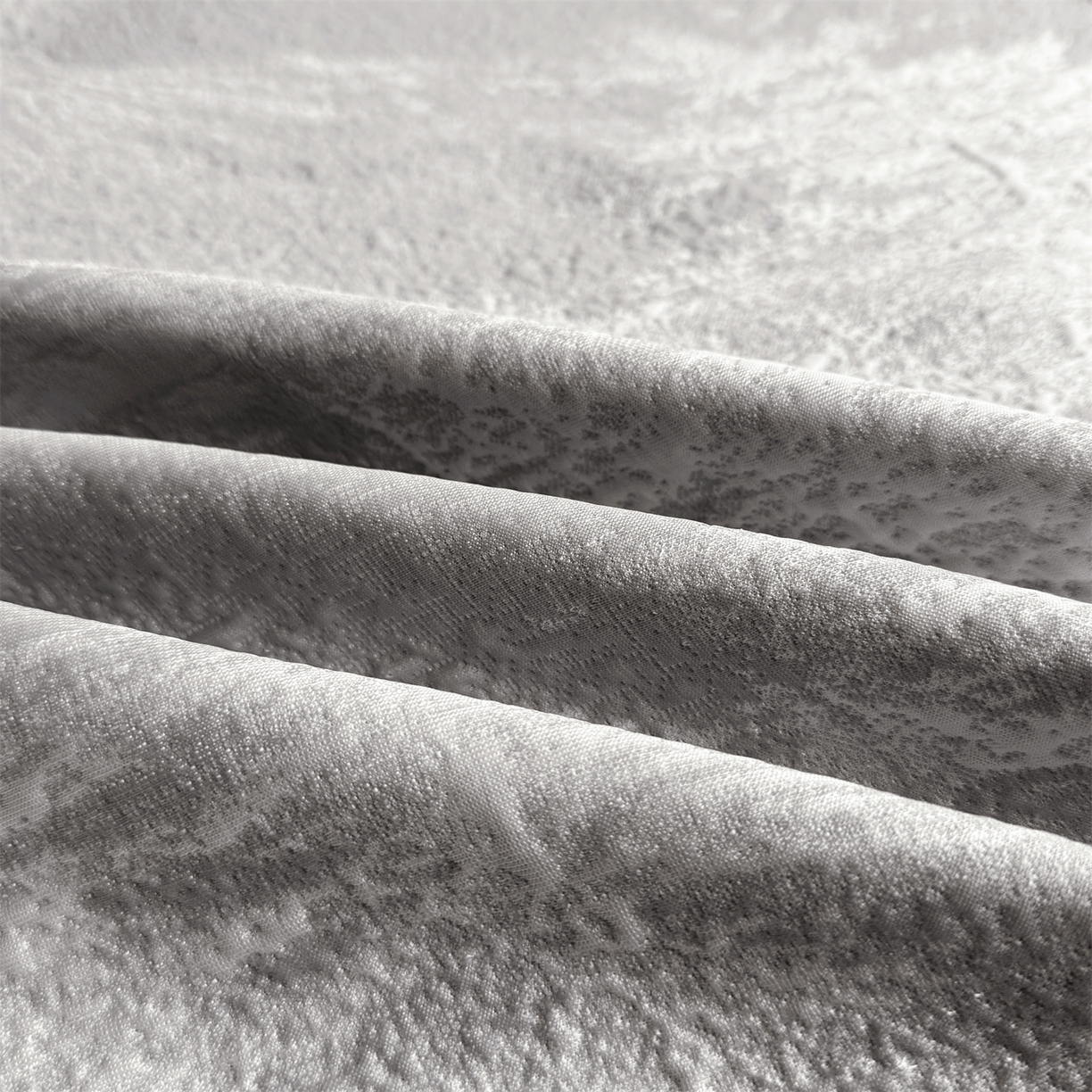 91家纺网 家纺一手货源 找家纺 慕木家纺 2026新品高端复合三明治PE乙纶双面提花610克冰豆豆凉席水墨丹青系列（提供买家秀） 床席款水墨丹青-灰