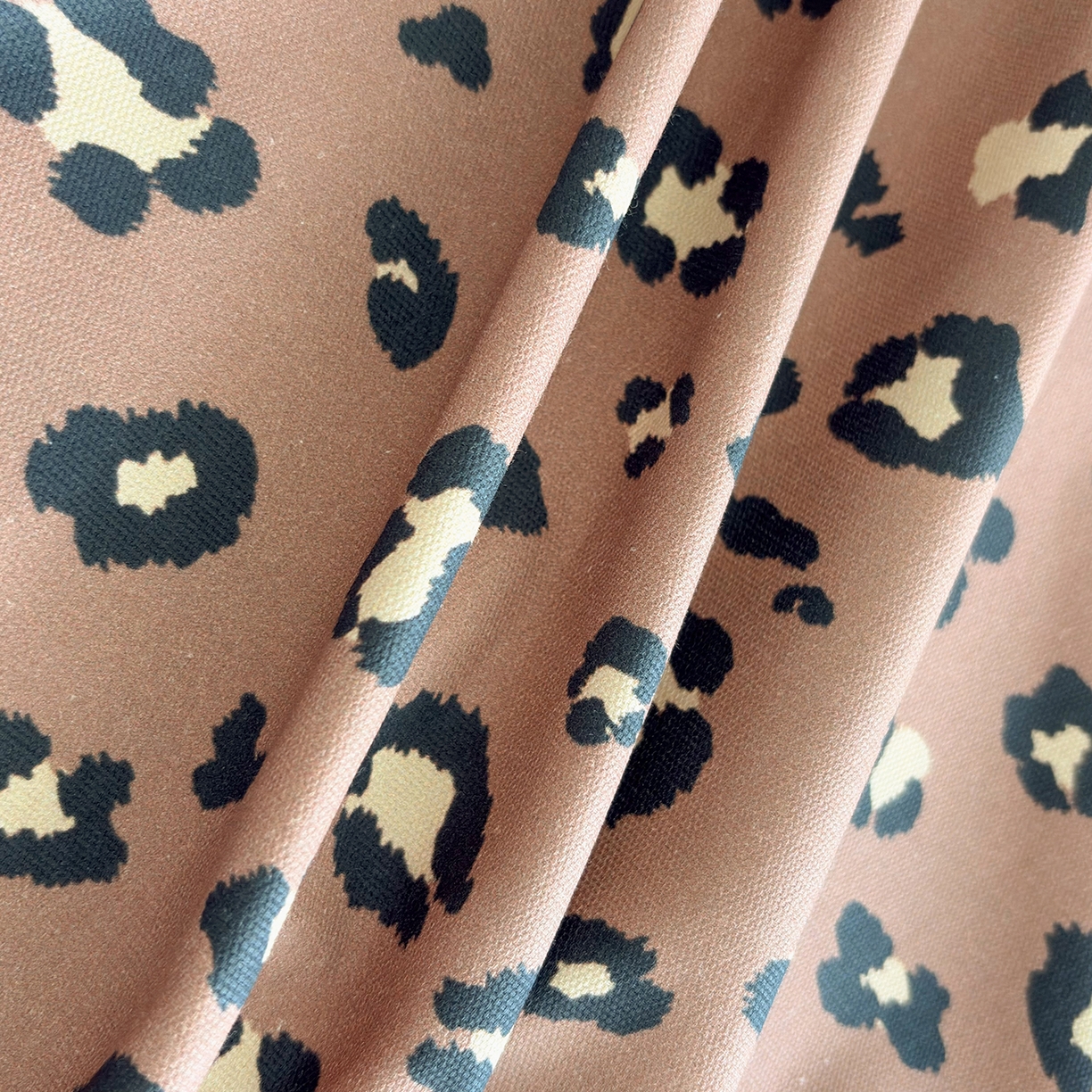 91家纺网 家纺一手货源 找家纺 慕梵家居 2026春夏新款全棉纯棉老粗布单床单 床单单件 豹纹-咖