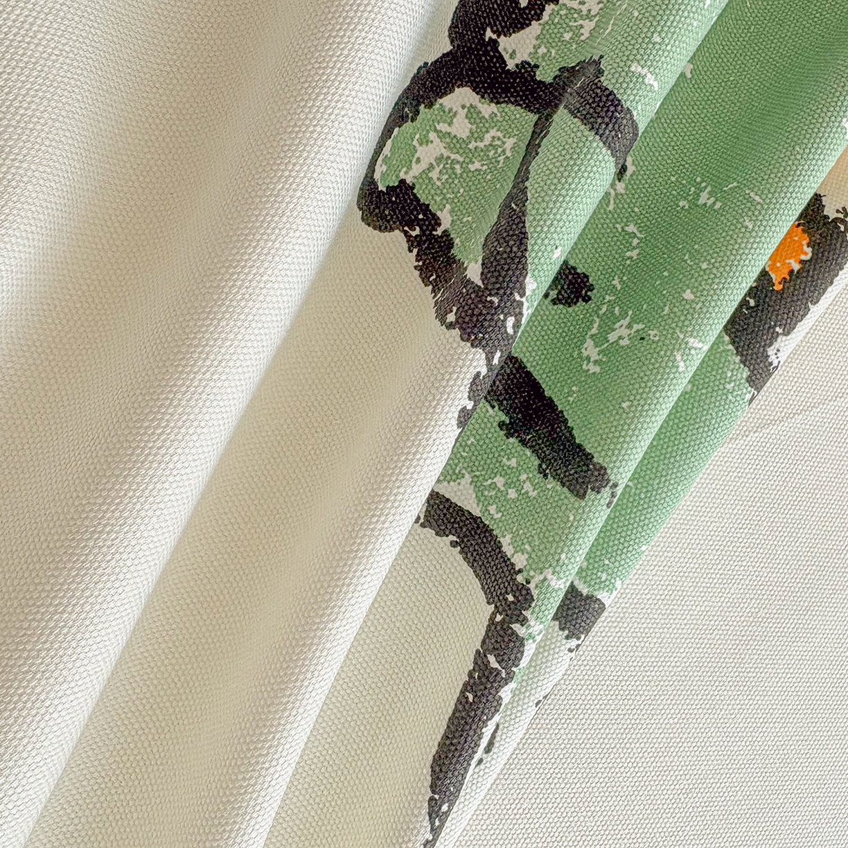 91家纺网 家纺一手货源 找家纺 慕梵家居 2026春夏新款全棉纯棉老粗布单床单 床单单件 彩虹飞船