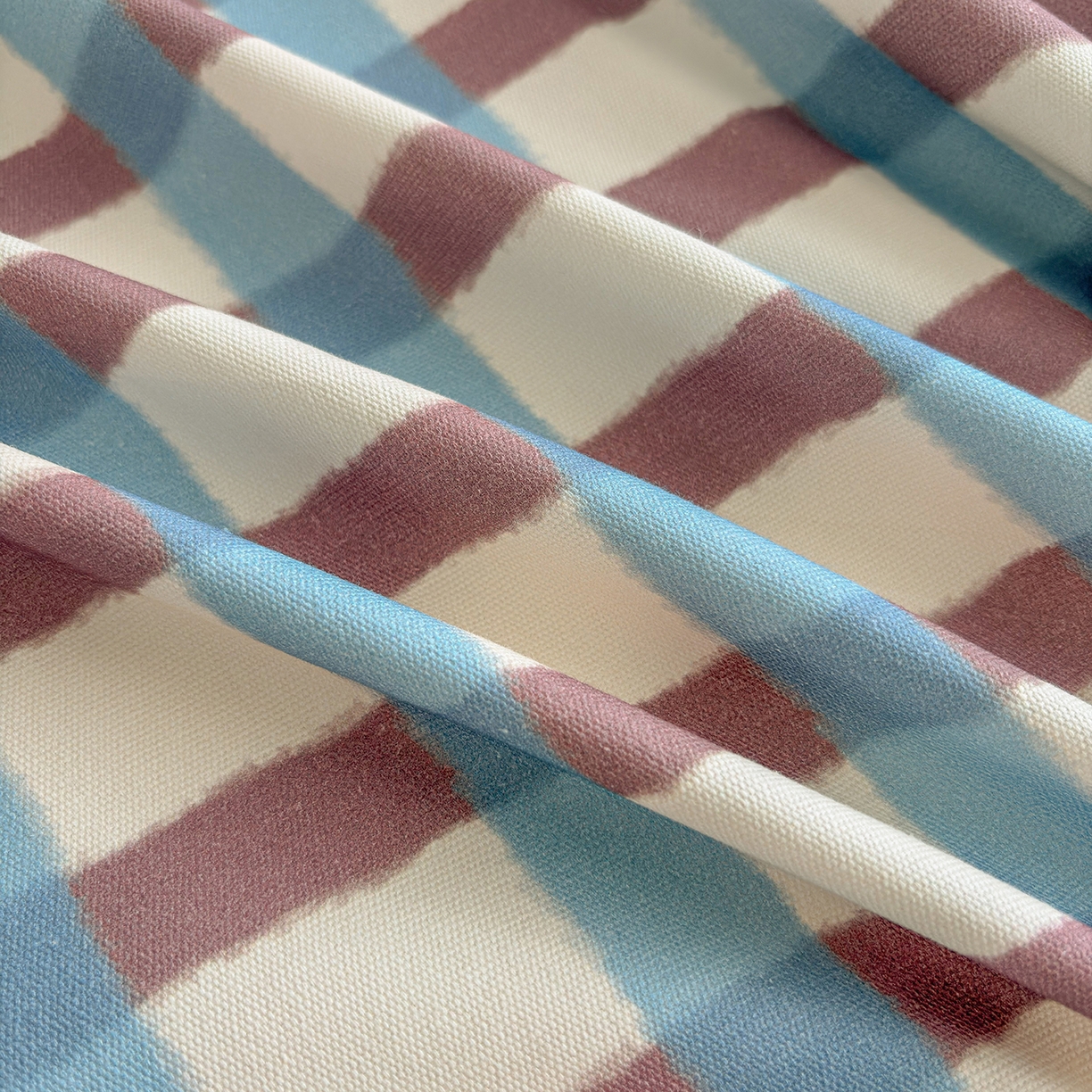 91家纺网 家纺一手货源 找家纺 慕梵家居 2026春夏新款全棉纯棉老粗布单床单 床单单件 格言-咖