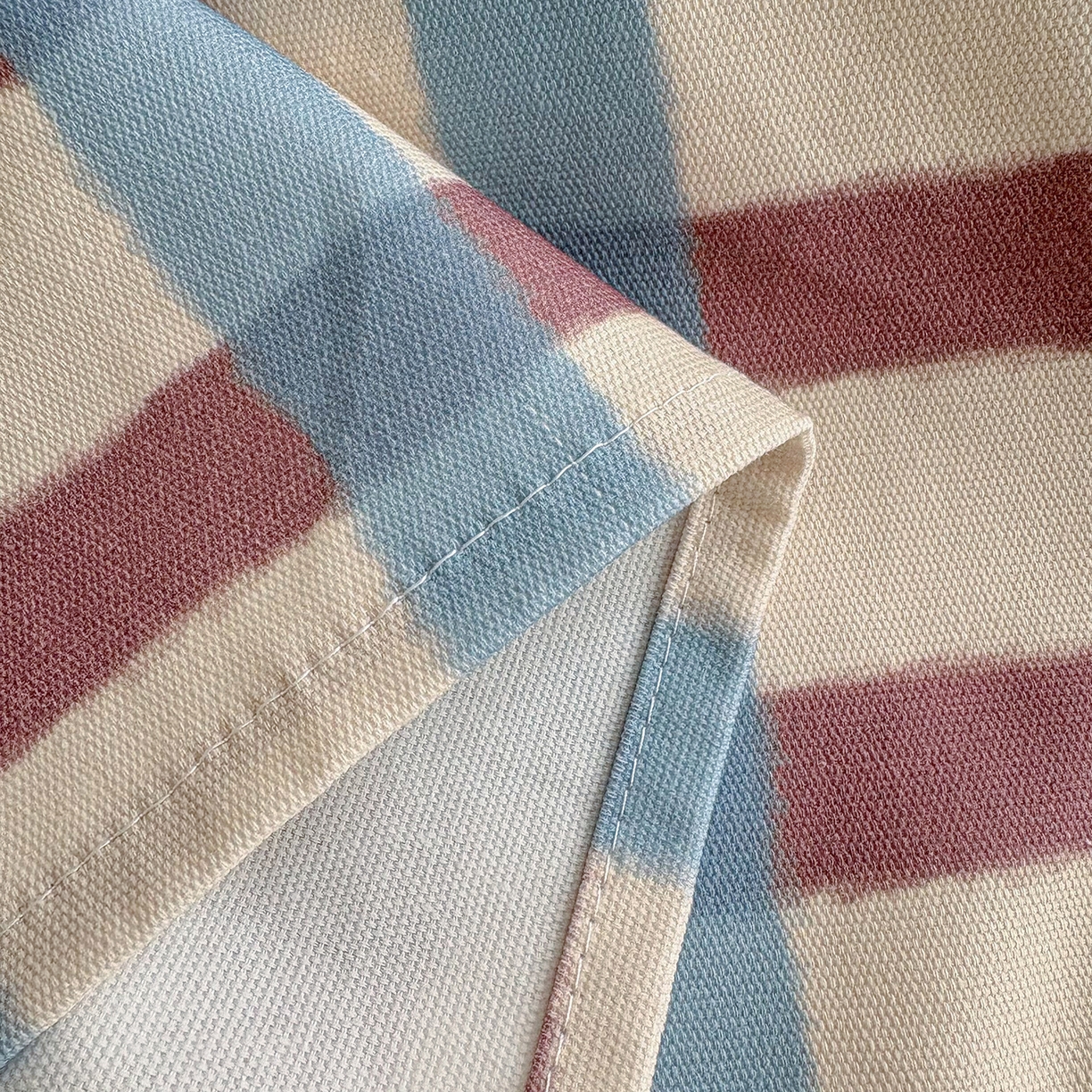 91家纺网 家纺一手货源 找家纺 慕梵家居 2026春夏新款全棉纯棉老粗布单床单 床单单件 格言-咖