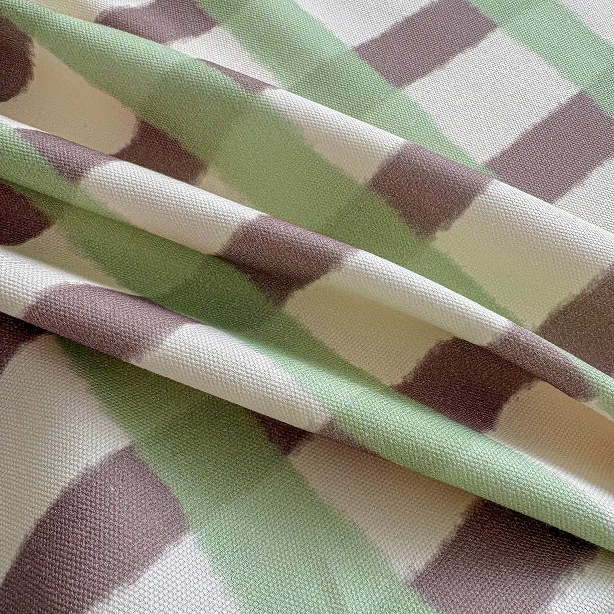 91家纺网 家纺一手货源 找家纺 慕梵家居 2026春夏新款全棉纯棉老粗布单床单 床单单件 格言-绿