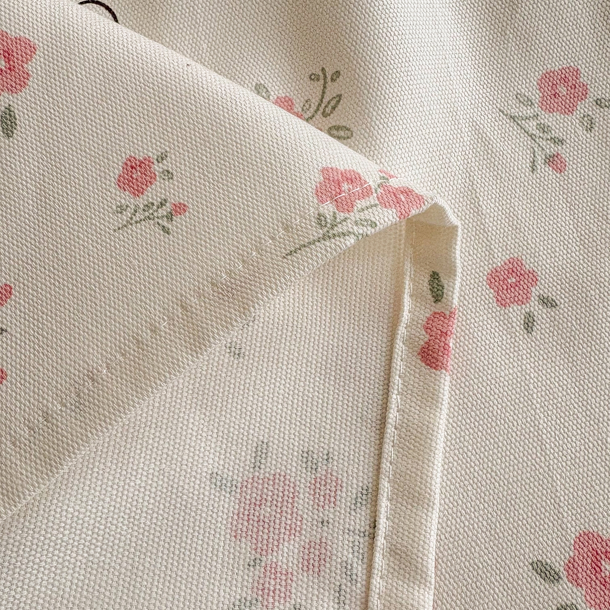 91家纺网 家纺一手货源 找家纺 慕梵家居 2026春夏新款全棉纯棉老粗布单床单 床单单件 蘑菇兔