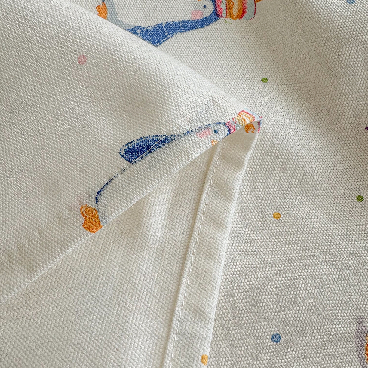 91家纺网 家纺一手货源 找家纺 慕梵家居 2026春夏新款全棉纯棉老粗布单床单 床单单件 企鹅