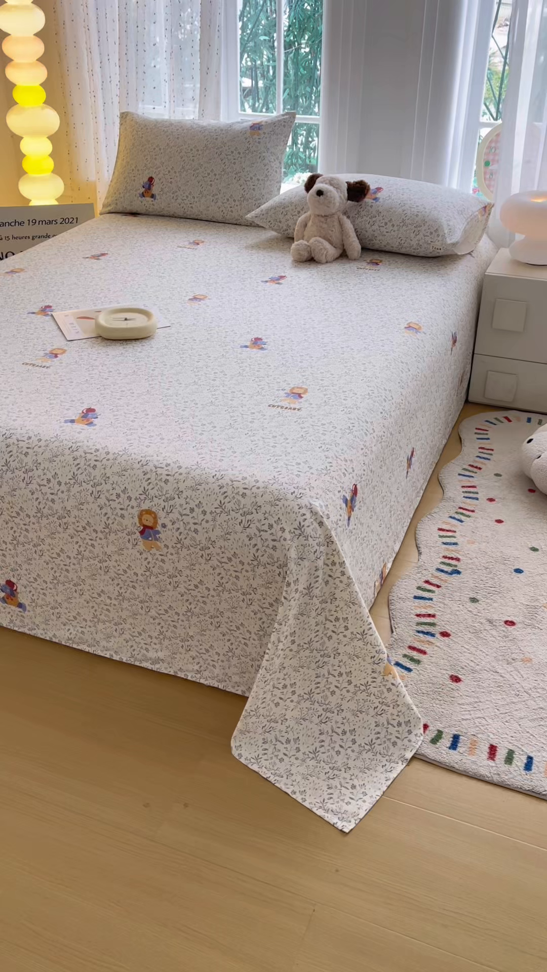 91家纺网 家纺一手货源 找家纺 慕梵家居 2026春夏新款全棉纯棉老粗布单床单 床单单件 辛巴