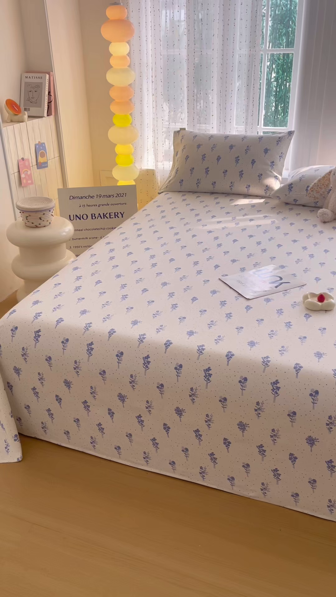 91家纺网 家纺一手货源 找家纺 慕梵家居 2026春夏新款全棉纯棉老粗布单床单 床单单件 枝叶