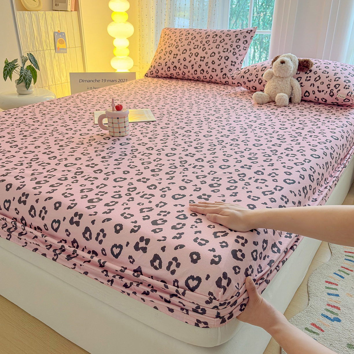 91家纺网 家纺一手货源 找家纺 （总）慕梵家居 2026春夏新款全棉纯棉老粗布单床笠 床笠单件