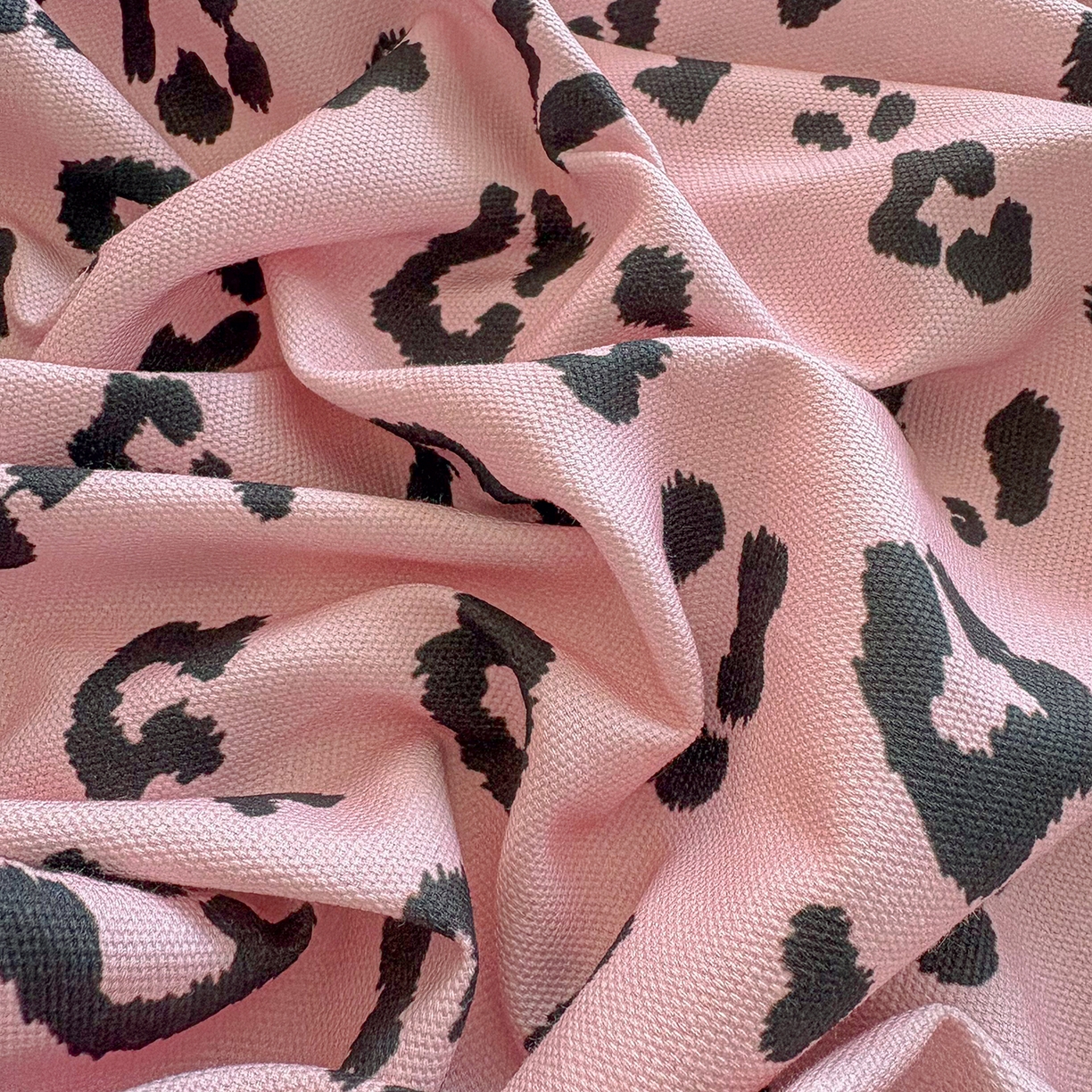 91家纺网 家纺一手货源 找家纺 慕梵家居 2026春夏新款全棉纯棉老粗布单床笠 床笠单件 豹纹-粉