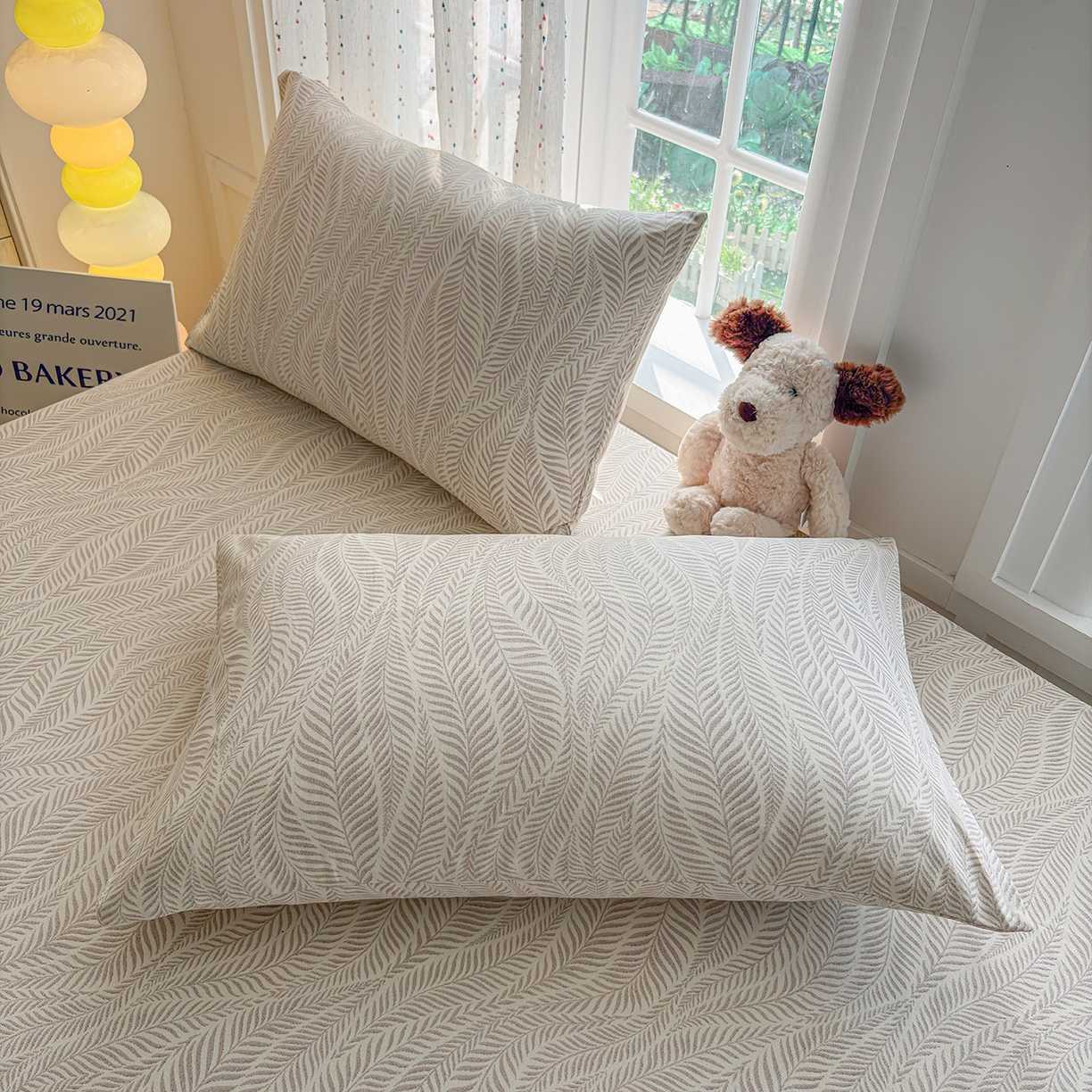 91家纺网 家纺一手货源 找家纺 慕梵家居 2026春夏新款全棉纯棉老粗布单床笠 床笠单件 格调