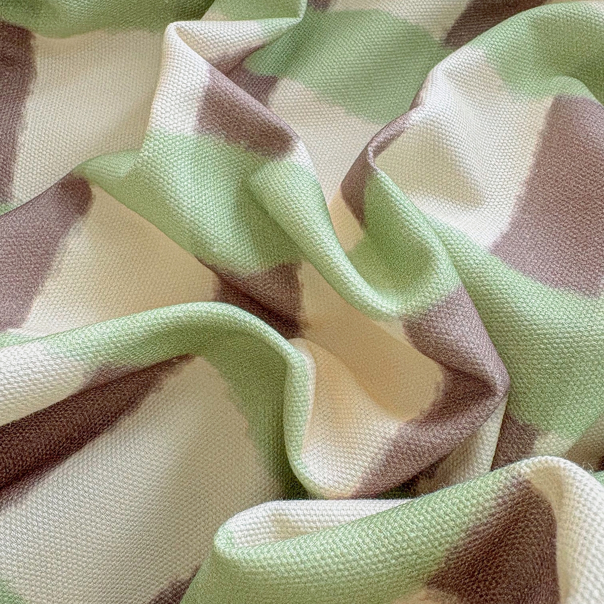 91家纺网 家纺一手货源 找家纺 慕梵家居 2026春夏新款全棉纯棉老粗布单床笠 床笠单件 格言-绿