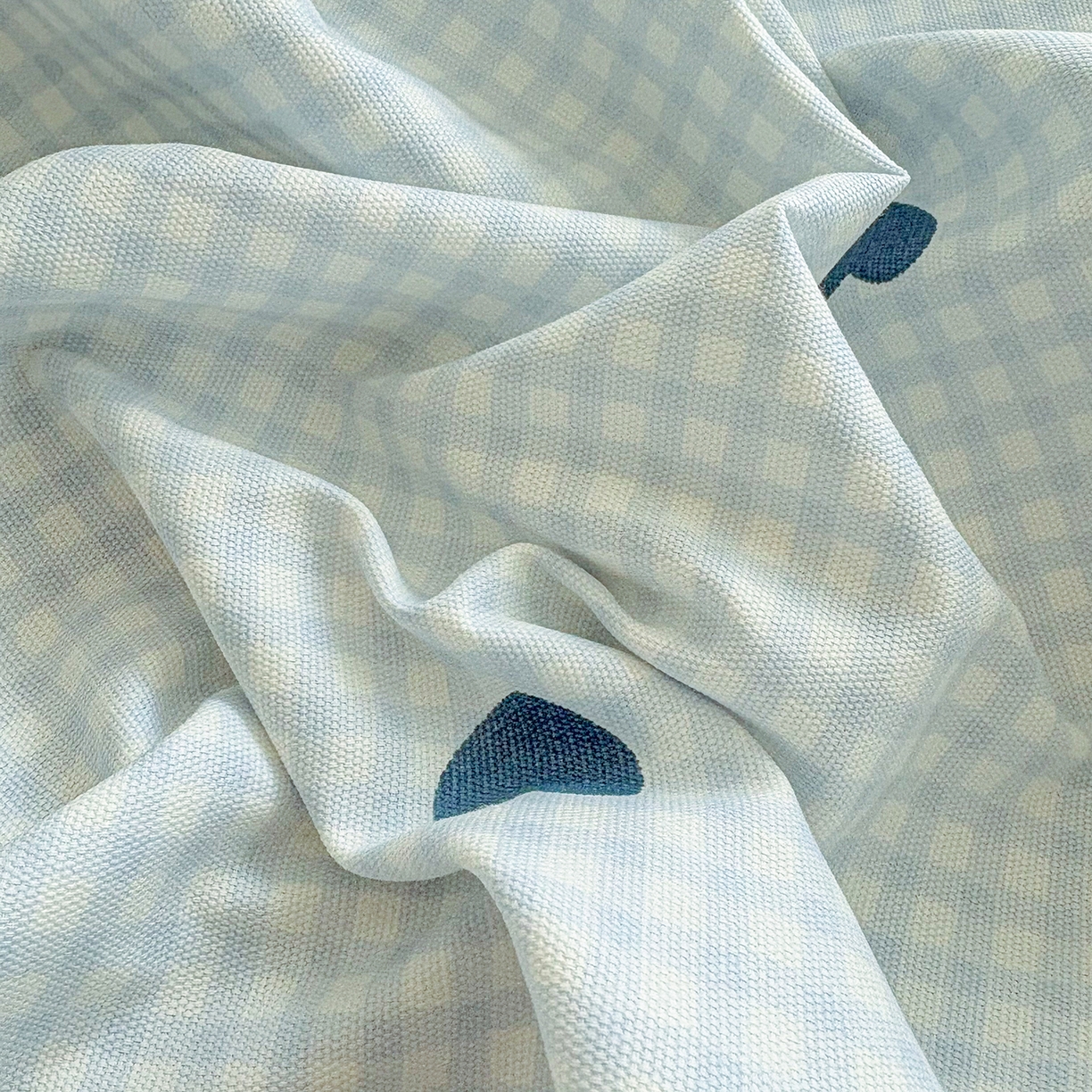 91家纺网 家纺一手货源 找家纺 慕梵家居 2026春夏新款全棉纯棉老粗布单床笠 床笠单件 兰爱心