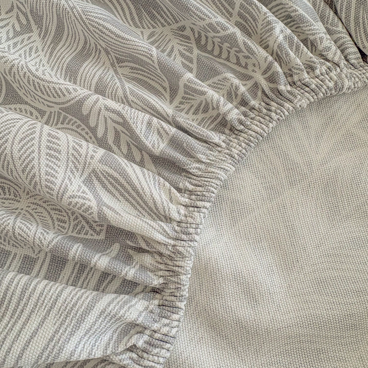 91家纺网 家纺一手货源 找家纺 慕梵家居 2026春夏新款全棉纯棉老粗布单床笠 床笠单件 枝繁叶茂