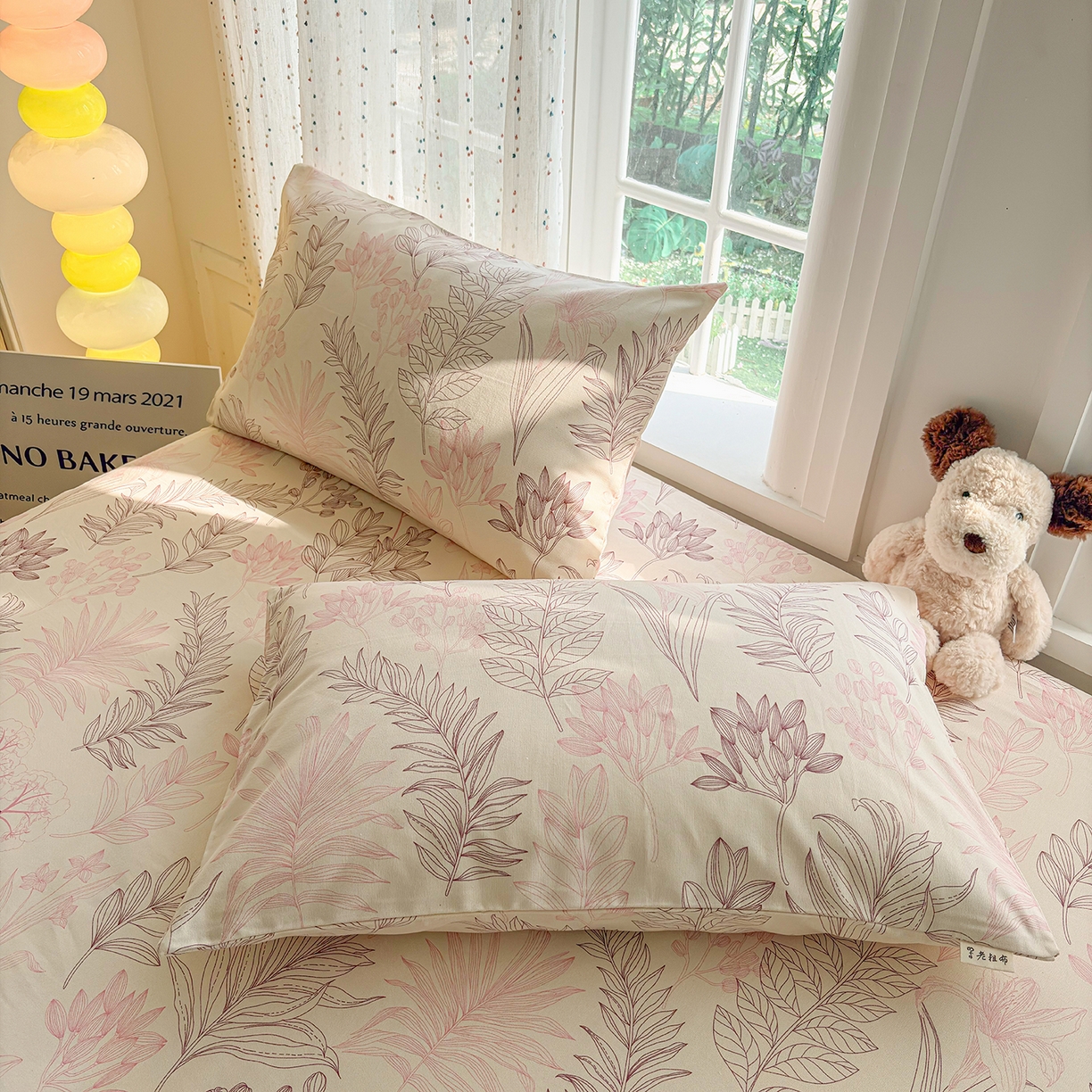 91家纺网 家纺一手货源 找家纺 （总）慕梵家居 2026春夏新款全棉纯棉老粗布单枕套 枕套单件