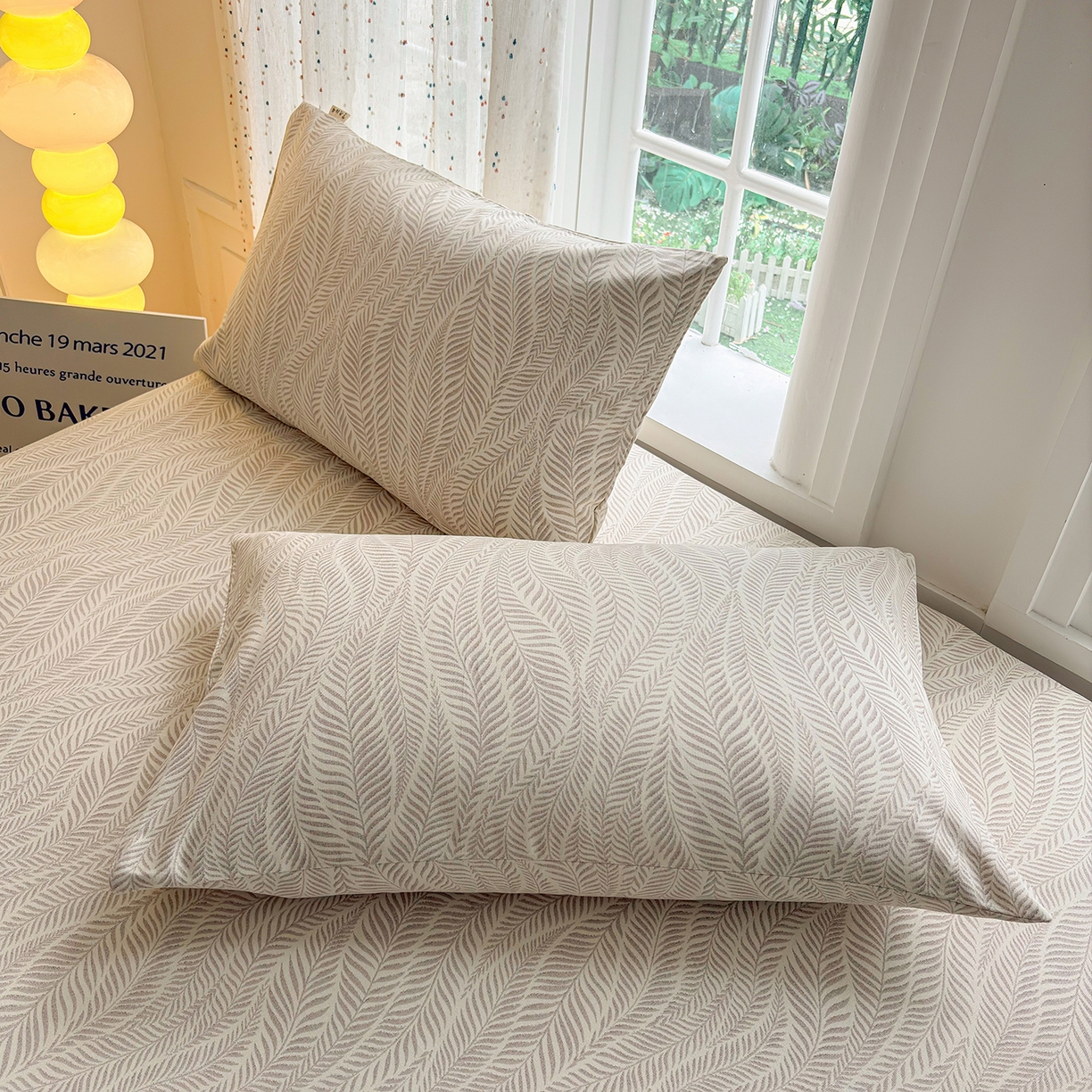 91家纺网 家纺一手货源 找家纺 （总）慕梵家居 2026春夏新款全棉纯棉老粗布单枕套 枕套单件