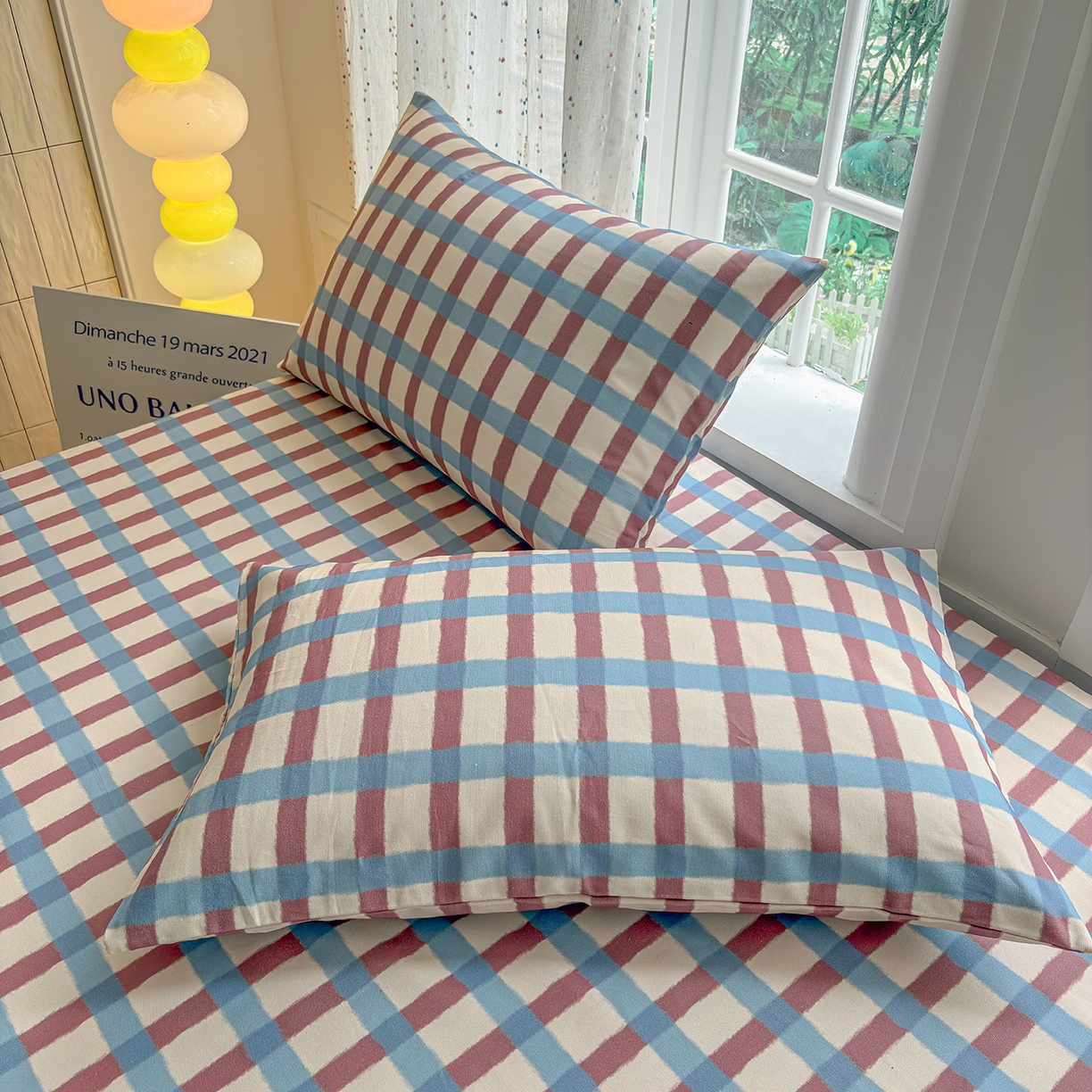 91家纺网 家纺一手货源 找家纺 （总）慕梵家居 2026春夏新款全棉纯棉老粗布单枕套 枕套单件