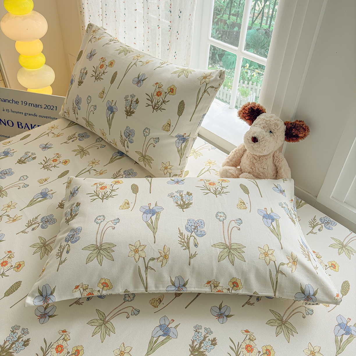 91家纺网 家纺一手货源 找家纺 （总）慕梵家居 2026春夏新款全棉纯棉老粗布单枕套 枕套单件