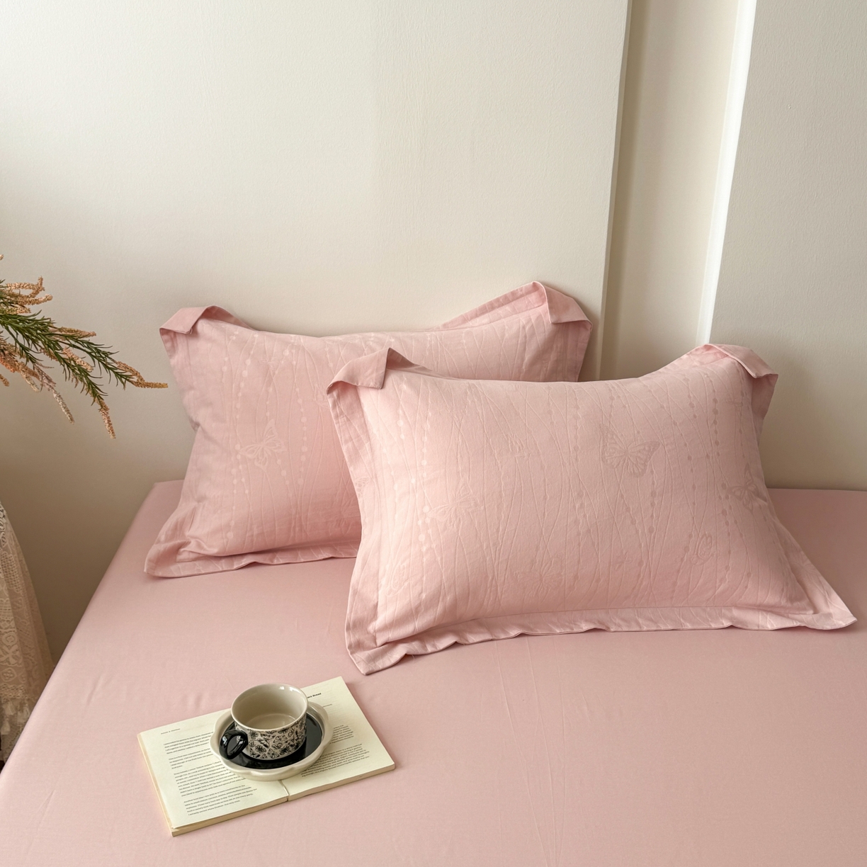 91家纺网 家纺一手货源 找家纺 （总）宜家坊 2026春夏新款全棉60S长绒棉立体厚织提花夏被四件套