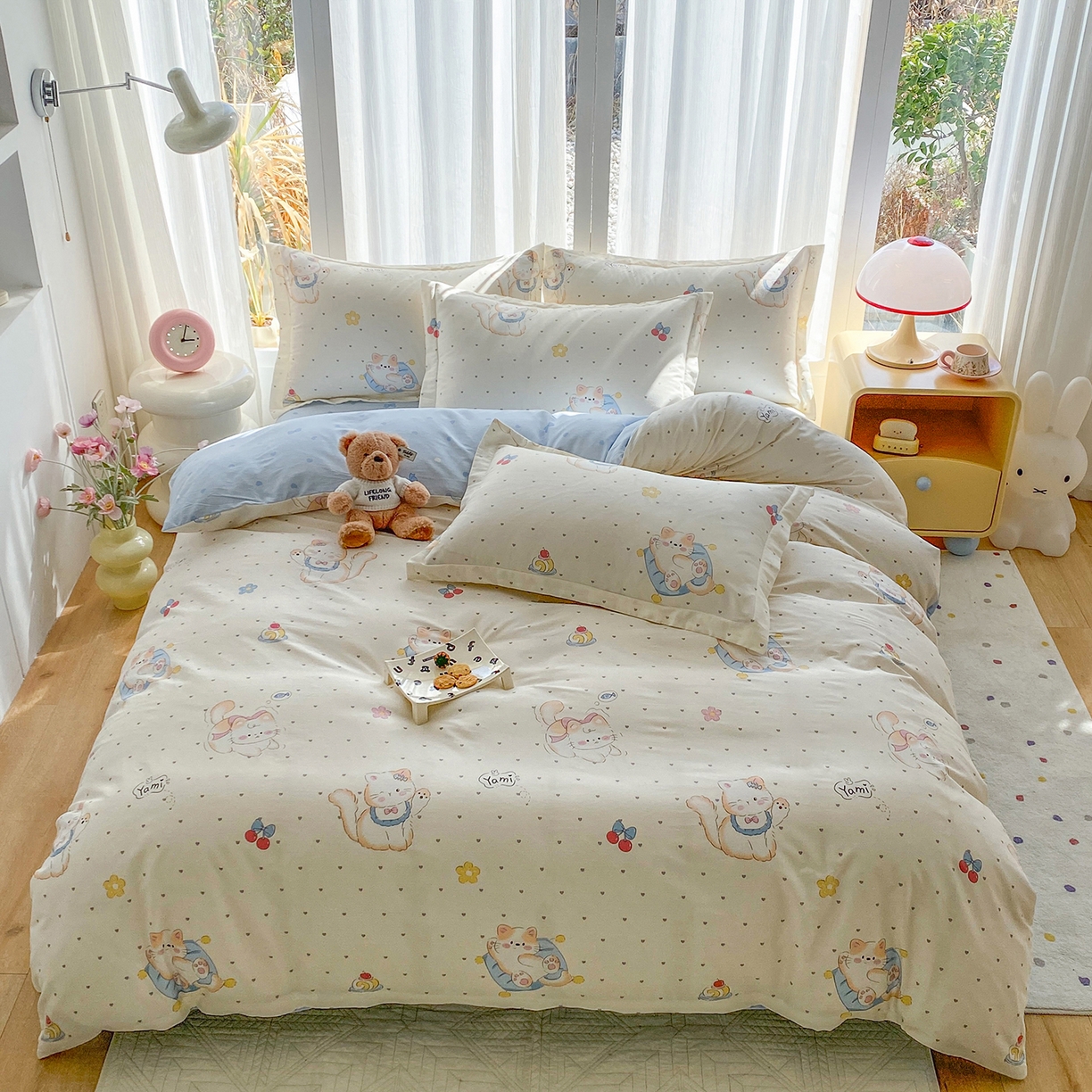 91家纺网 家纺一手货源 找家纺 （总）钰锦珀家纺 2026新款13070全棉直角床单三件套四件套