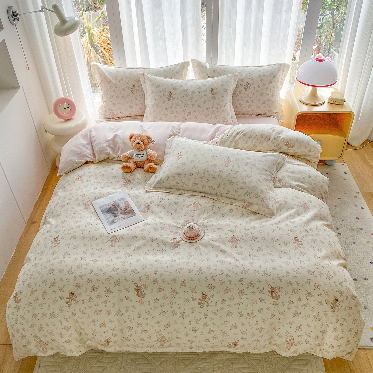 91家纺网 家纺一手货源 找家纺 （总）钰锦珀家纺 2026新款13070全棉直角床单三件套四件套