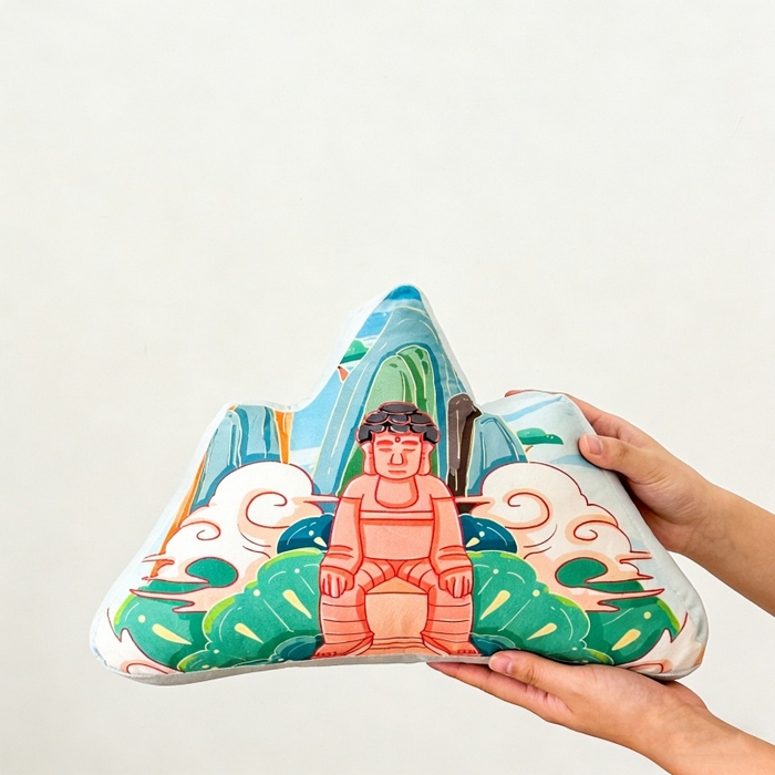 91家纺网 家纺一手货源 找家纺 新奇异 2026新款210克荷兰绒靠山抱枕 佛山靠山