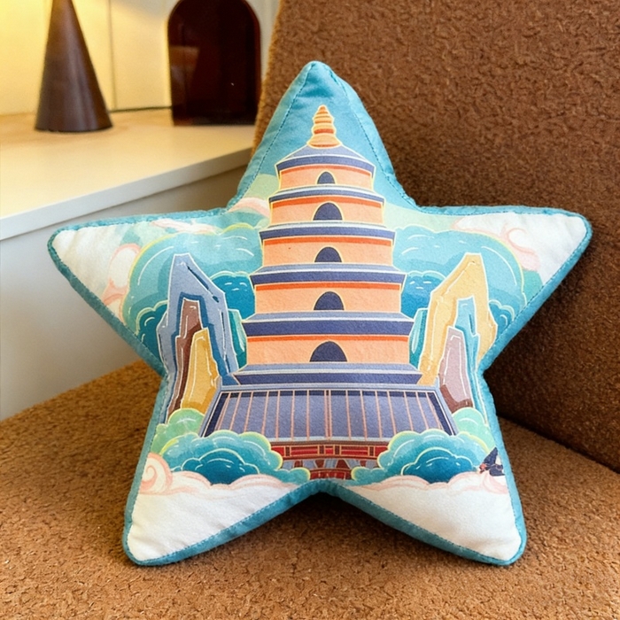 91家纺网 家纺一手货源 找家纺 新奇异 2026新款210克荷兰绒靠山抱枕 宝塔靠山