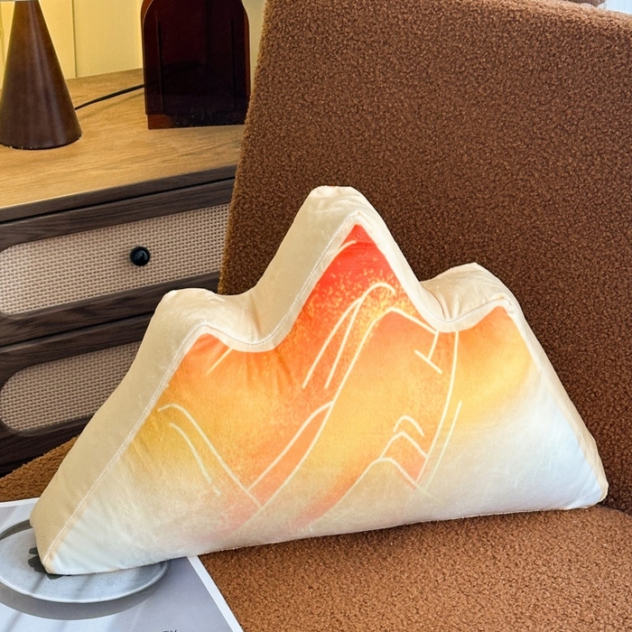 91家纺网 家纺一手货源 找家纺 新奇异 2026新款210克荷兰绒靠山抱枕 金山靠山