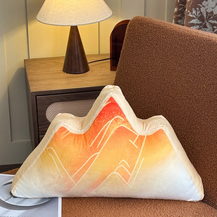 91家纺网 家纺一手货源 找家纺 新奇异 2026新款210克荷兰绒靠山抱枕 金山靠山