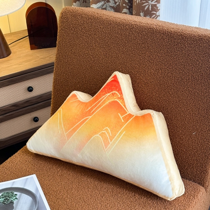 91家纺网 家纺一手货源 找家纺 新奇异 2026新款210克荷兰绒靠山抱枕 金山靠山