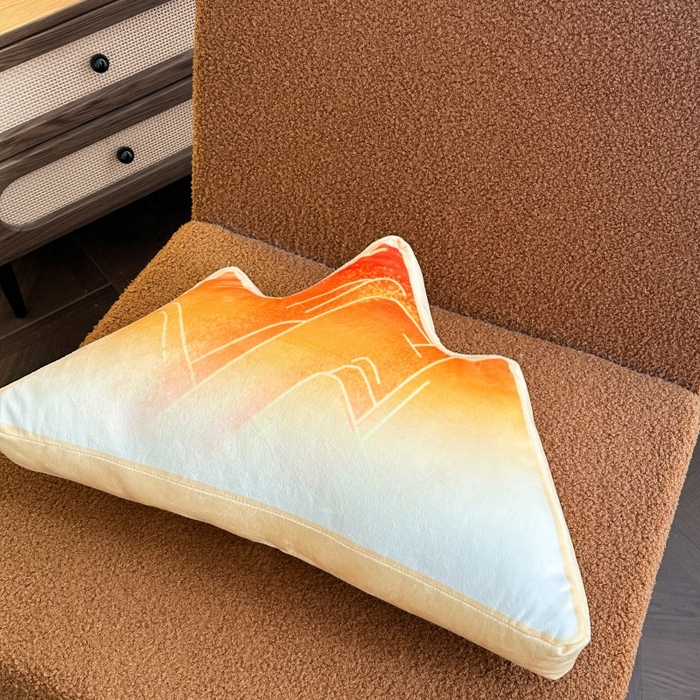 91家纺网 家纺一手货源 找家纺 新奇异 2026新款210克荷兰绒靠山抱枕 金山靠山