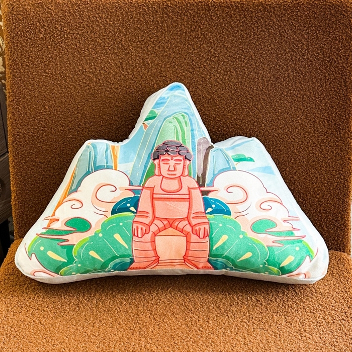 新奇异 2026新款210克荷兰绒靠山抱枕 佛山靠山