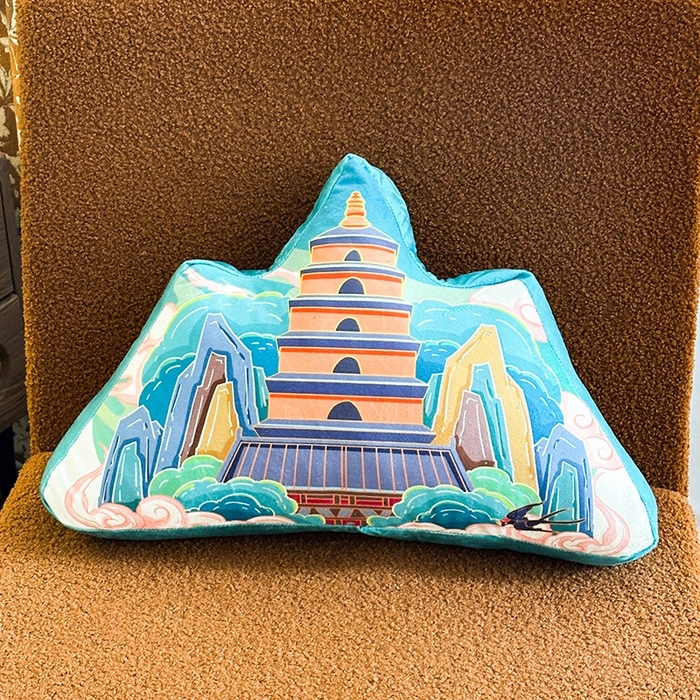 新奇异 2026新款210克荷兰绒靠山抱枕 宝塔靠山