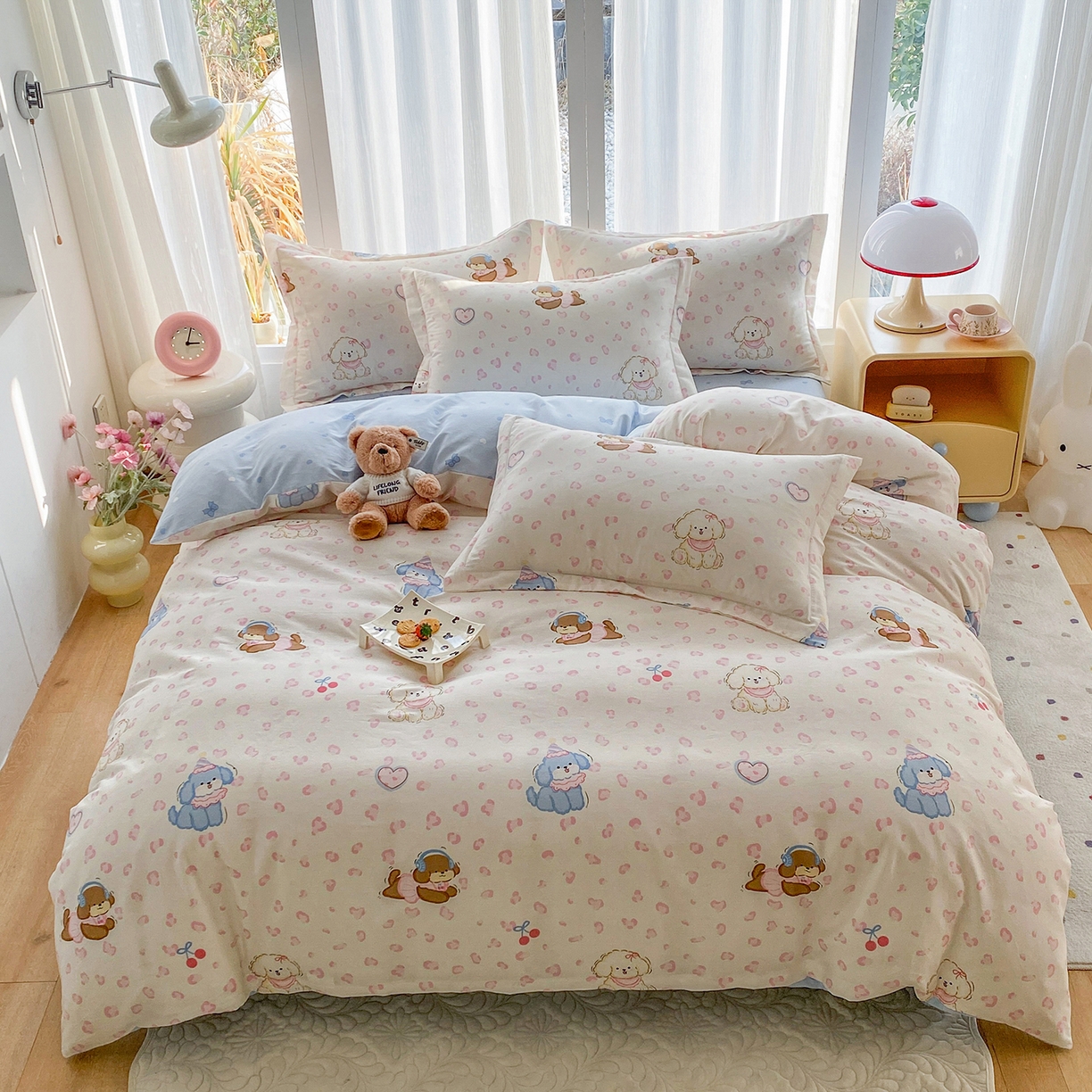 91家纺网 家纺一手货源 找家纺 （总）钰锦珀家纺 2026新款13070全棉直角床单三件套四件套