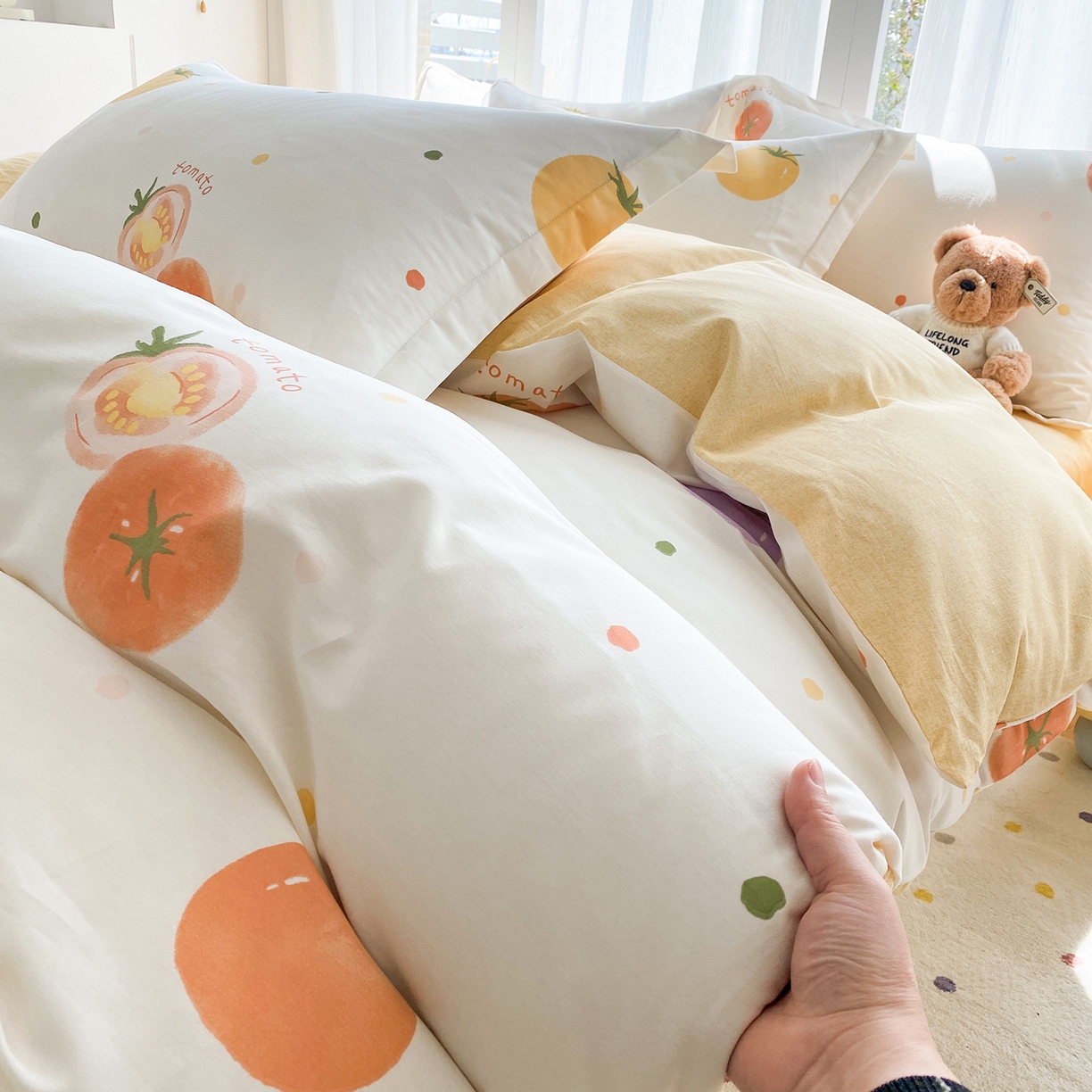 91家纺网 家纺一手货源 找家纺 （总）钰锦珀家纺 2026新款13070全棉直角床单三件套四件套