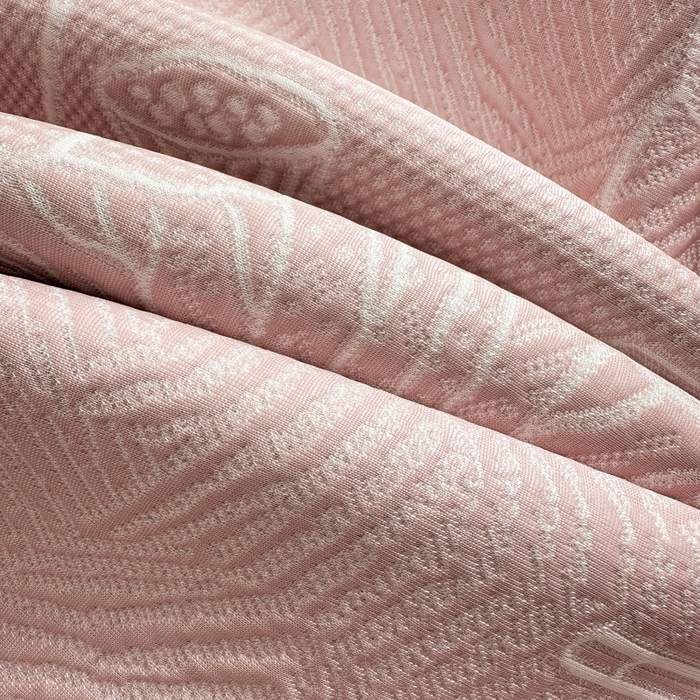 91家纺网 家纺一手货源 找家纺 牵梦萦家纺 2026新款立体浮雕压花工艺凉感豆豆凉席-床笠款 豆豆荷塘月色-粉色