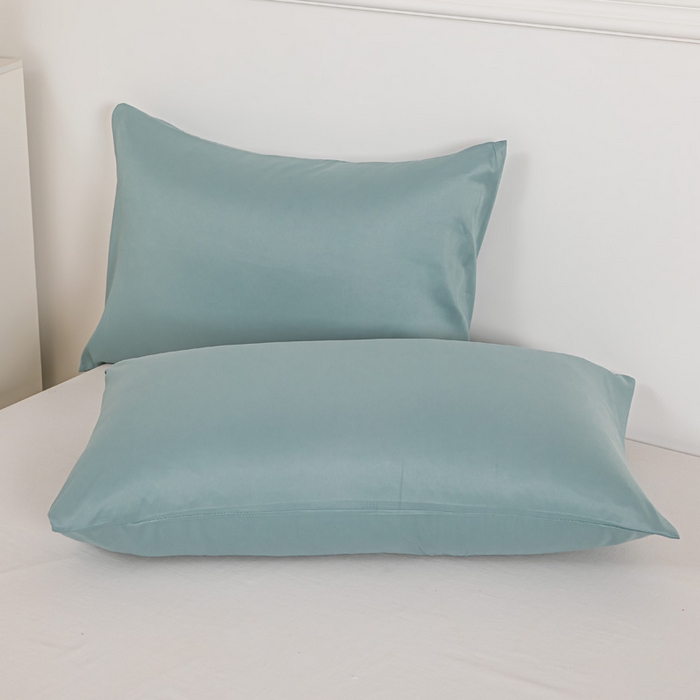 91家纺网 家纺一手货源 找家纺 莎臣豹 2026新款水洗棉磨毛印花简约风单品被套 豆绿