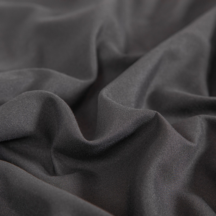 91家纺网 家纺一手货源 找家纺 莎臣豹 2026新款水洗棉磨毛印花简约风单品被套 高雅灰