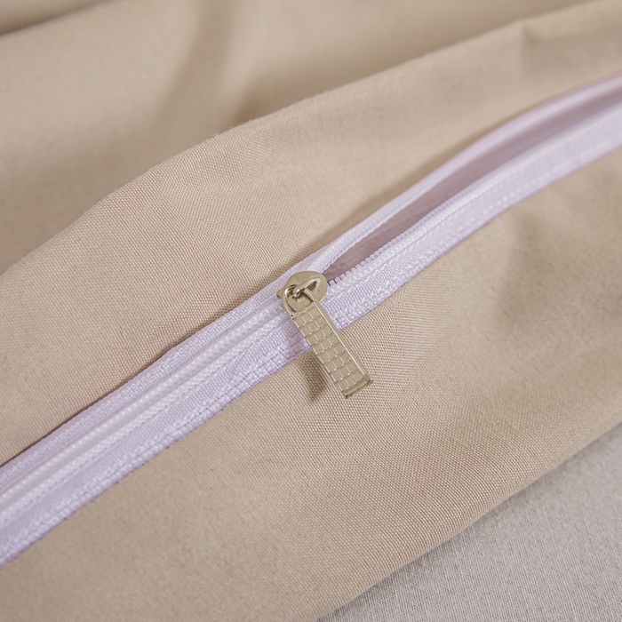 91家纺网 家纺一手货源 找家纺 莎臣豹 2026新款水洗棉磨毛印花简约风单品被套 卡其