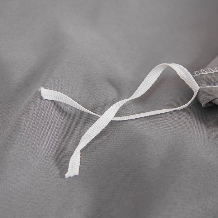 91家纺网 家纺一手货源 找家纺 莎臣豹 2026新款水洗棉磨毛印花简约风单品被套 绅士灰（浅灰）