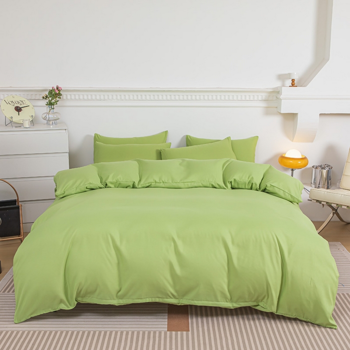 91家纺网 家纺一手货源 找家纺 （总）莎臣豹 2026新款水洗棉磨毛印花简约风单品被套