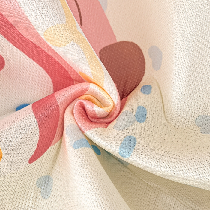 91家纺网 家纺一手货源 找家纺 柒月家居 2026新款大版印花碳光冰丝席床笠款凉席 床笠-蛋糕派对